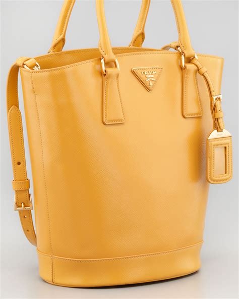 yellow prada bucket|Yellow Prada Bucket bags and bucket purses for Women .